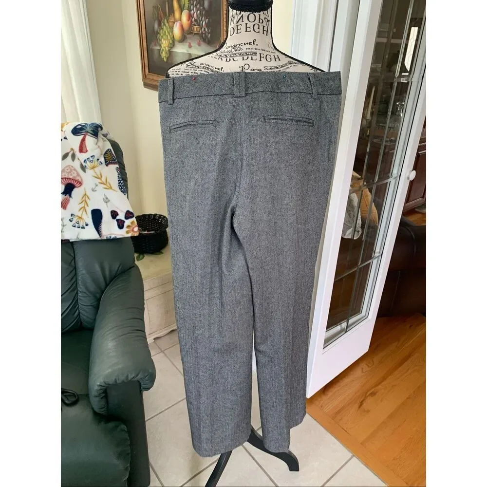 Banana Republic Heather Grey Wool Blend Pants